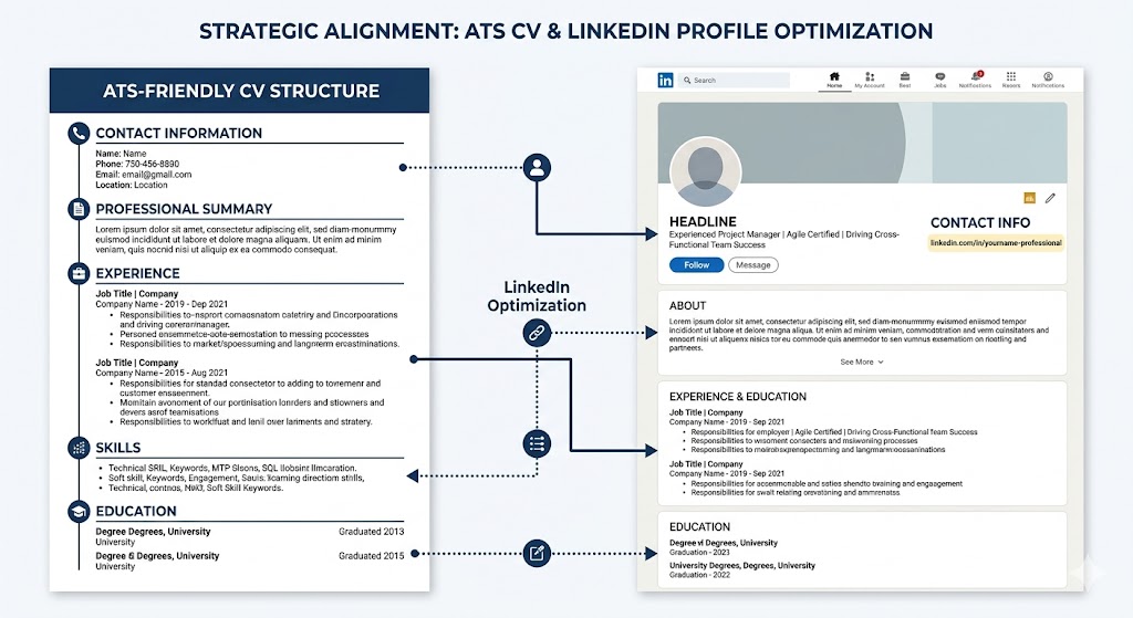 Contoh Struktur CV ATS dan LinkedIn Optimization